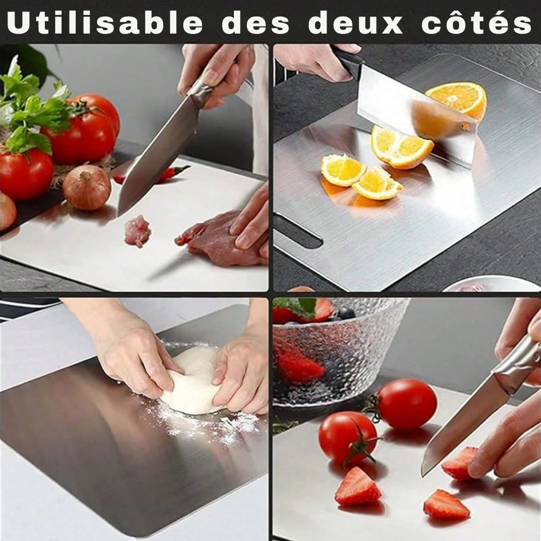CoupeFine™ – Planche à découper en titane