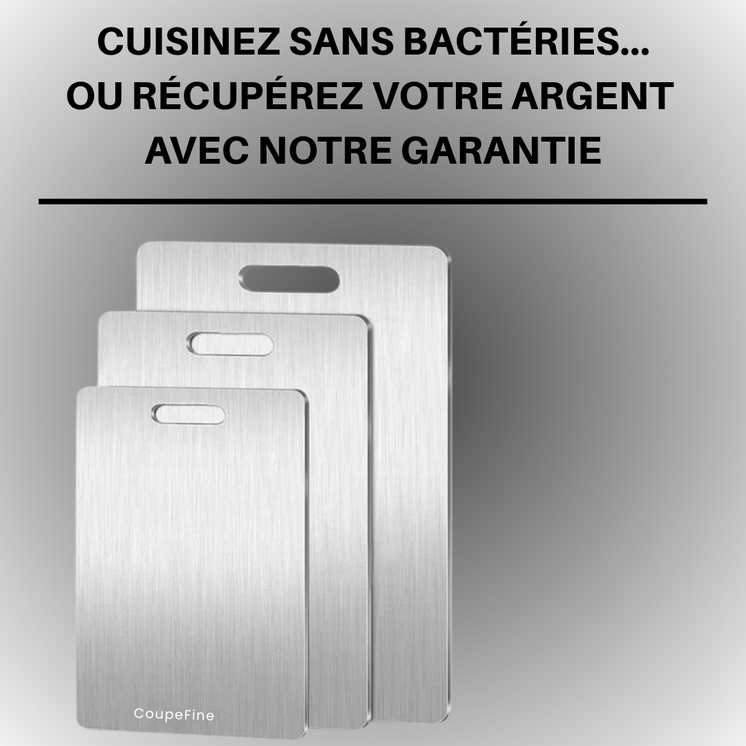CoupeFine™ – Planche à découper en titane