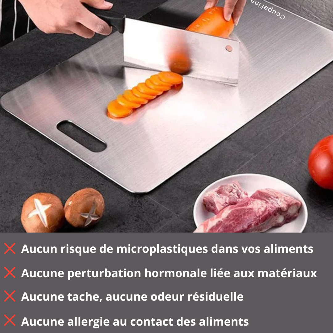 CoupeFine™ – Planche à découper en titane